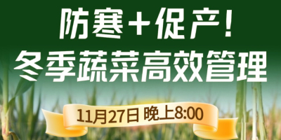 《细说农技》专家张宝林教冬季蔬菜防寒 + 促产高效管理，27 日晚 8 点！