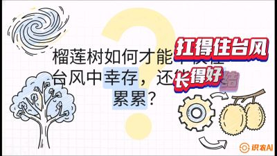 第四节：中国榴莲突围战：为生存重塑权型，抗台风矮化栽培与力学牵引，课程：《国产榴莲突围战：从泰国经验到中国实操的8堂必修课（高阶实战版）》