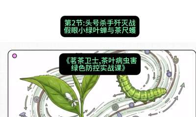 第02节：头号杀手歼灭战&mdash;&mdash;假眼小绿叶蝉与茶尺蠖，课程：《茗茶卫士&mdash;&mdash;茶叶病虫害绿色防控实战课》#识农AI