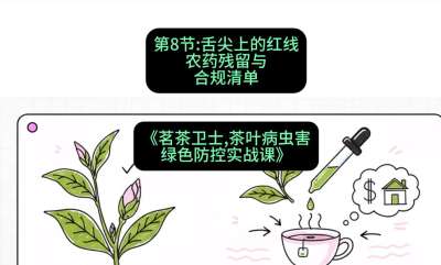 第08节：舌尖上的红线&mdash;&mdash;农药残留与合规清单，课程：《茗茶卫士&mdash;&mdash;茶叶病虫害绿色防控实战课》#识农AI