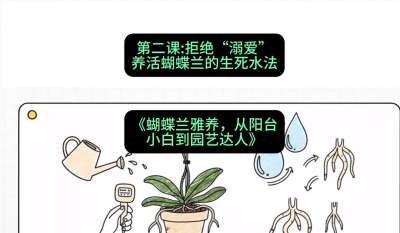 第二节：拒绝&ldquo;溺爱&rdquo;：养活蝴蝶兰的生死水法，课程：《蝴蝶兰雅养六讲：从阳台小白到园艺达人》#识农AI